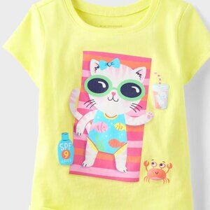 3 x 20 Mix and Match NWT The Children’s Place Girls Cat Beach Towel Graphic Tee